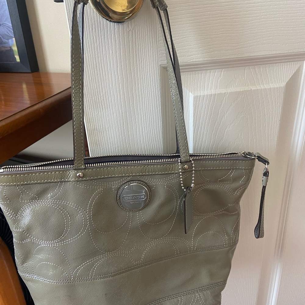 Coach GrayTote Bag
